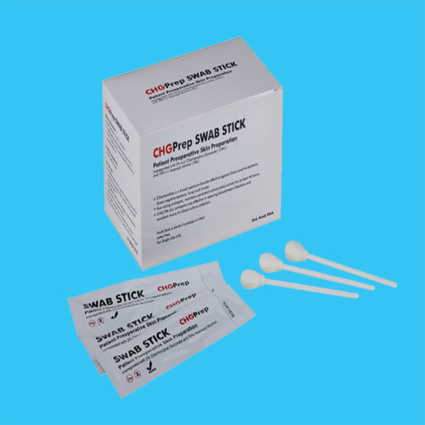 Medical chlorhexidine swab samples