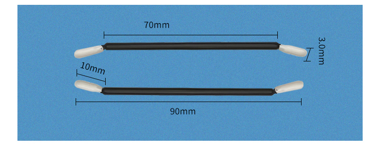 PS761 双弯扁头无尘棉签