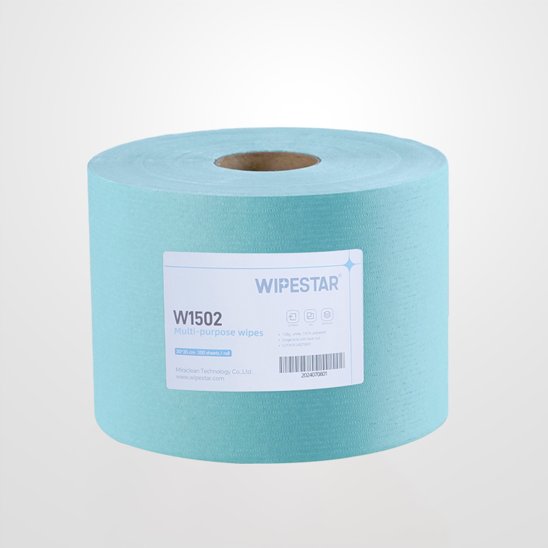 Wipestar® W1502 卷装绿色多功能擦拭布