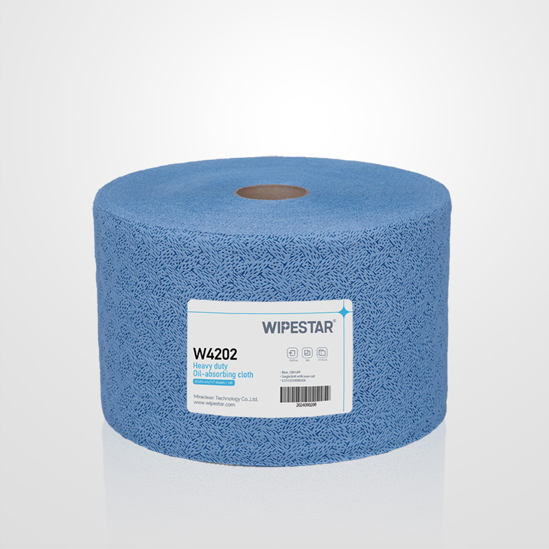Wipestar® W4202 卷装树皮纹强力吸油布