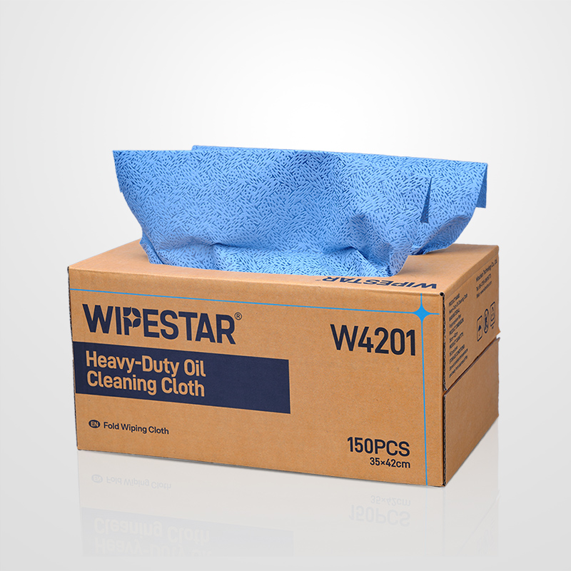 W4201 点断折叠抽取树皮纹强力吸油布